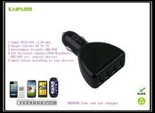 4 port usb car charger-BD585B